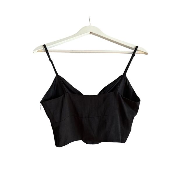Maje NWOT Tie Front Crop Top - Picture 9 of 11